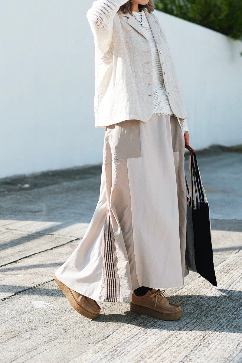 NA432 SIDE LINE REMAKE FLARE SKIRT
