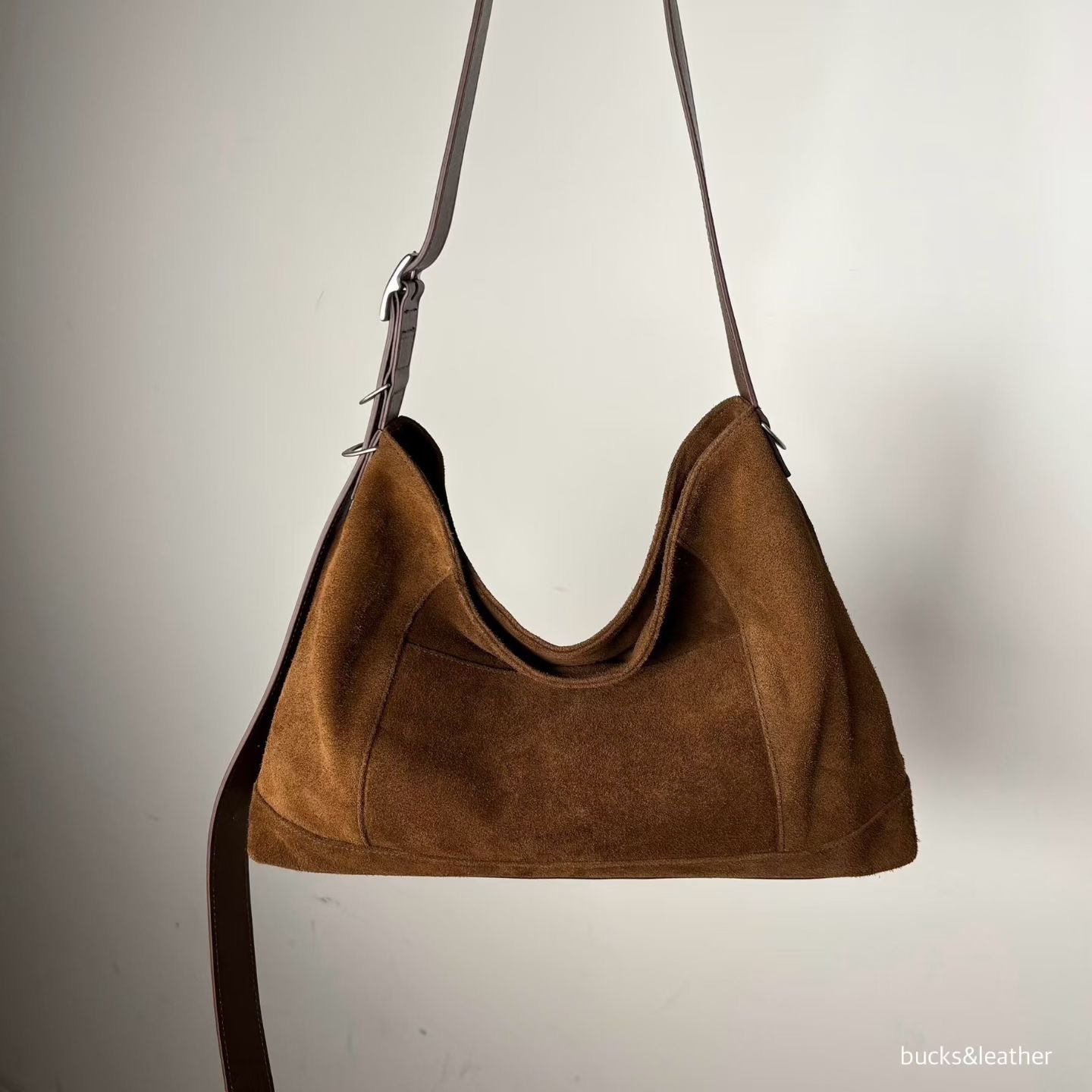 MZ847 LEATHER SQUARE TOTE BAG / 5 COLORS