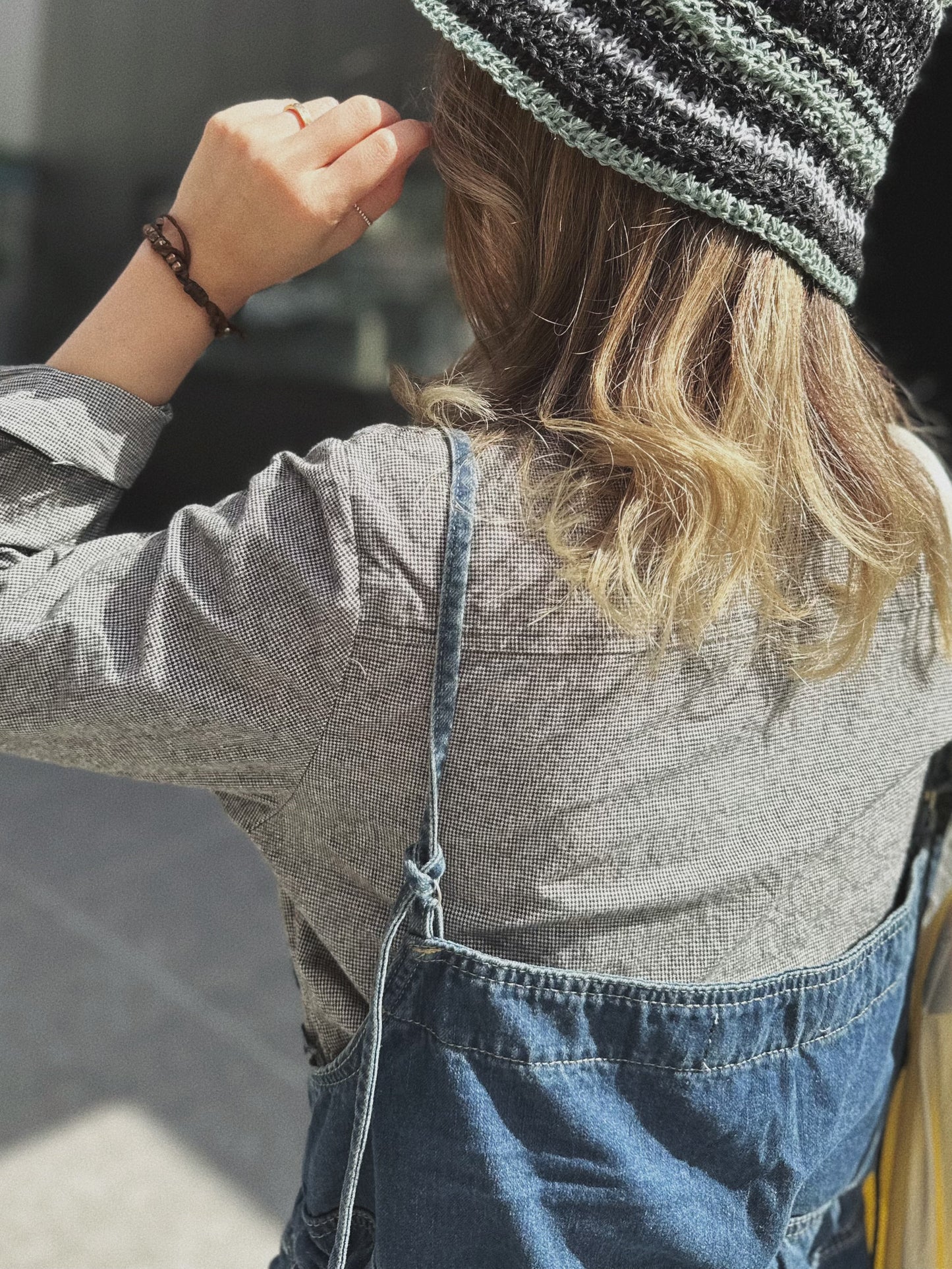 MZ-119 Contrasted Plaid Shirt