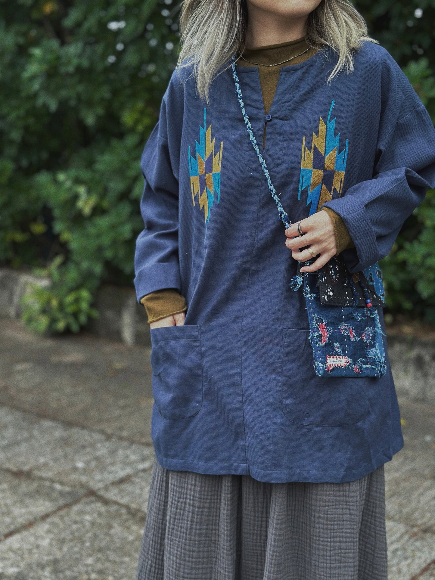 MCP-20 Indigo Patchwork Boro Bag