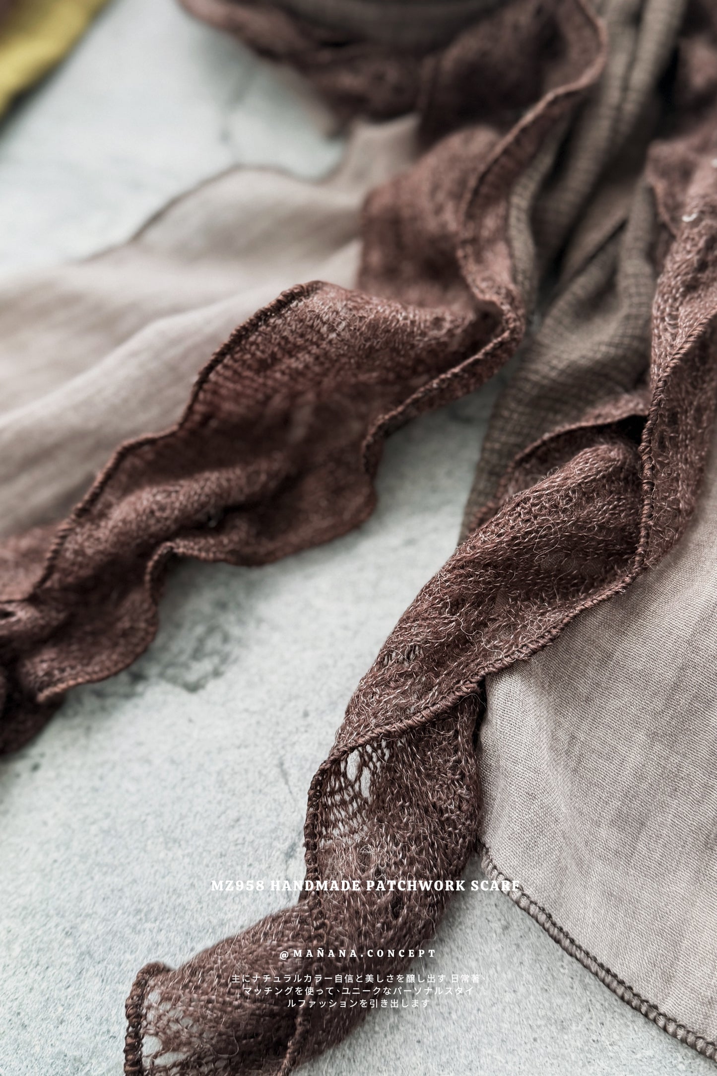 MZ958 HANDMADE PATCHWORK SCARF