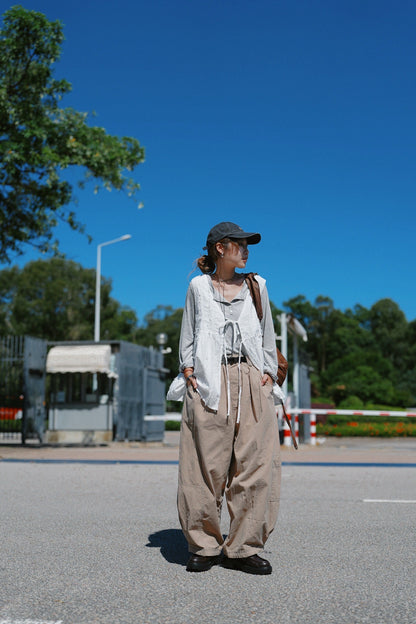 CA914 3D STITCHED CARGO PANTS