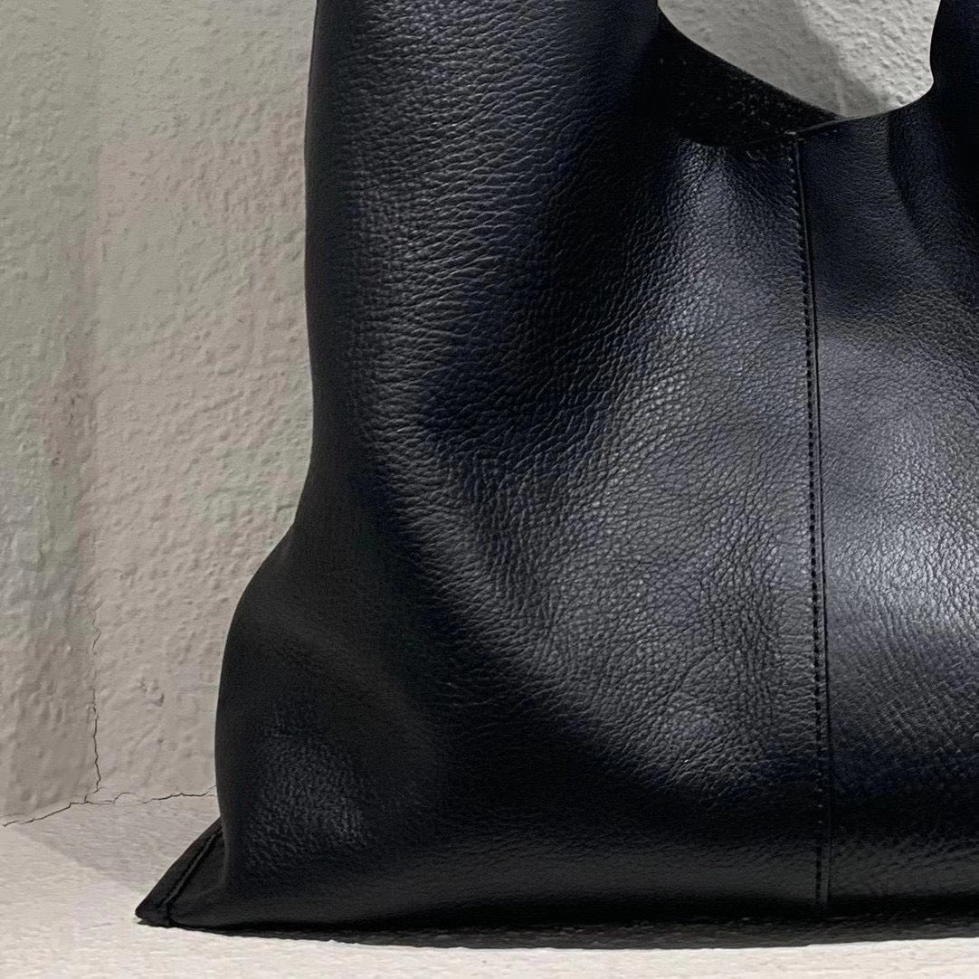 MZ838 ITALIAN LEATHER LARGE TOTE BAG / 2 COLORS