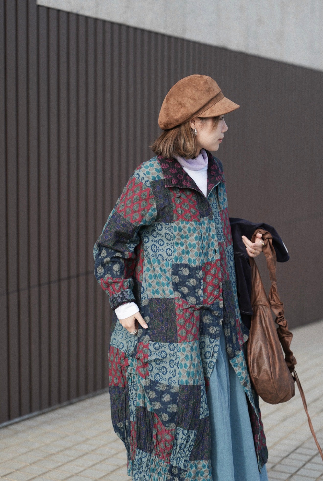 MZ870 VELET NEWSBOY CAP