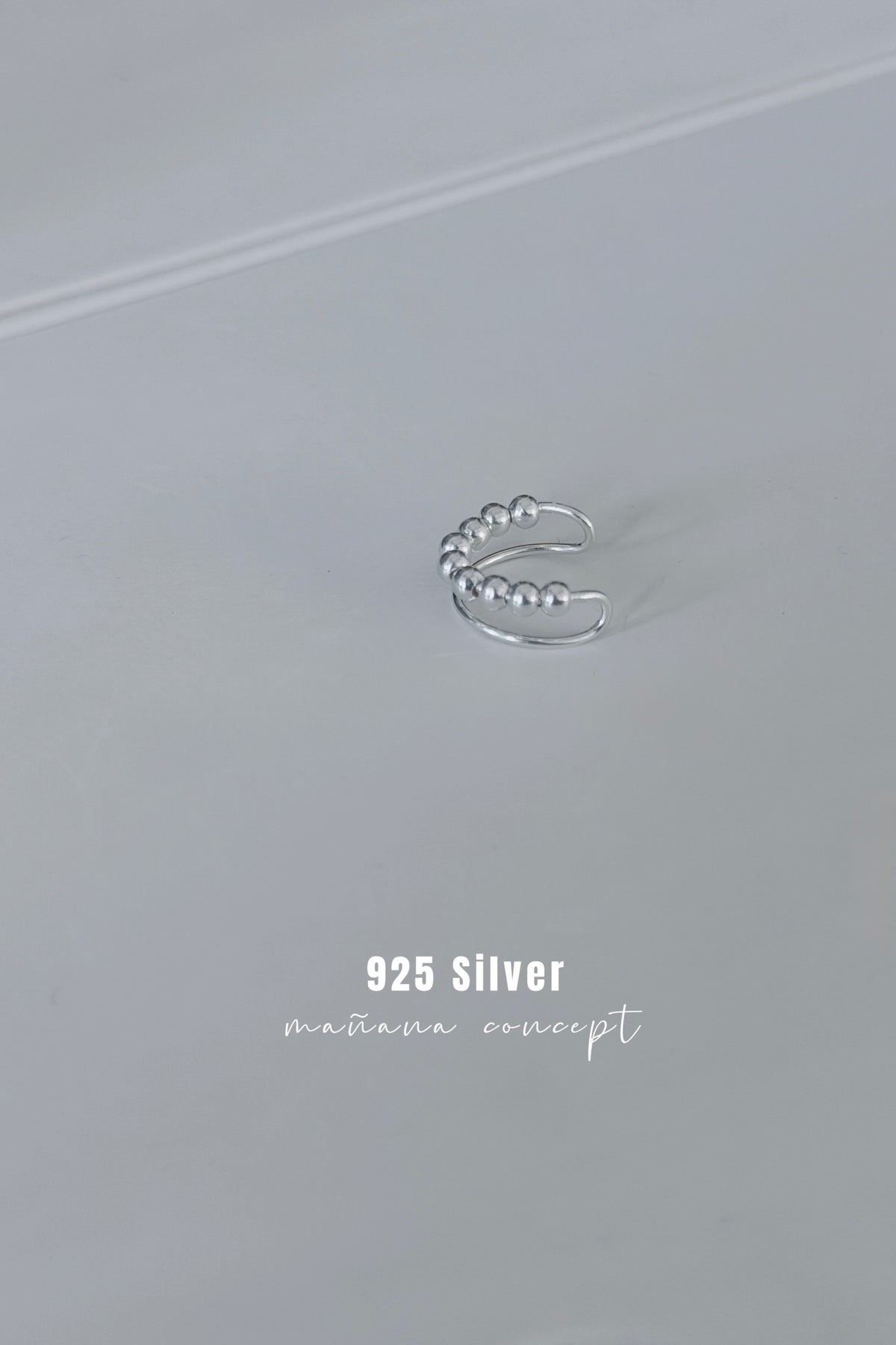 MB042 SILVER 925 EARRINGS〔 L'Heure Bleue 〕
