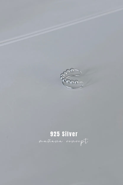 MB042 SILVER 925 EARRINGS〔 L'Heure Bleue 〕