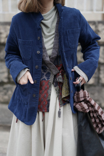 MZ894 PATCHWORK WRAP VEST