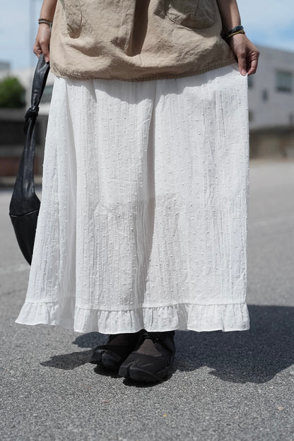 MB019 SHEER DOT SKIRT