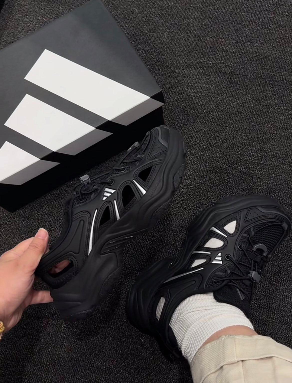 ADIDAS XLG FIN PULSE SANDALS