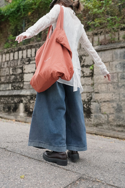 MZ981 VINTAGE WASH WIDE-LEG JEANS