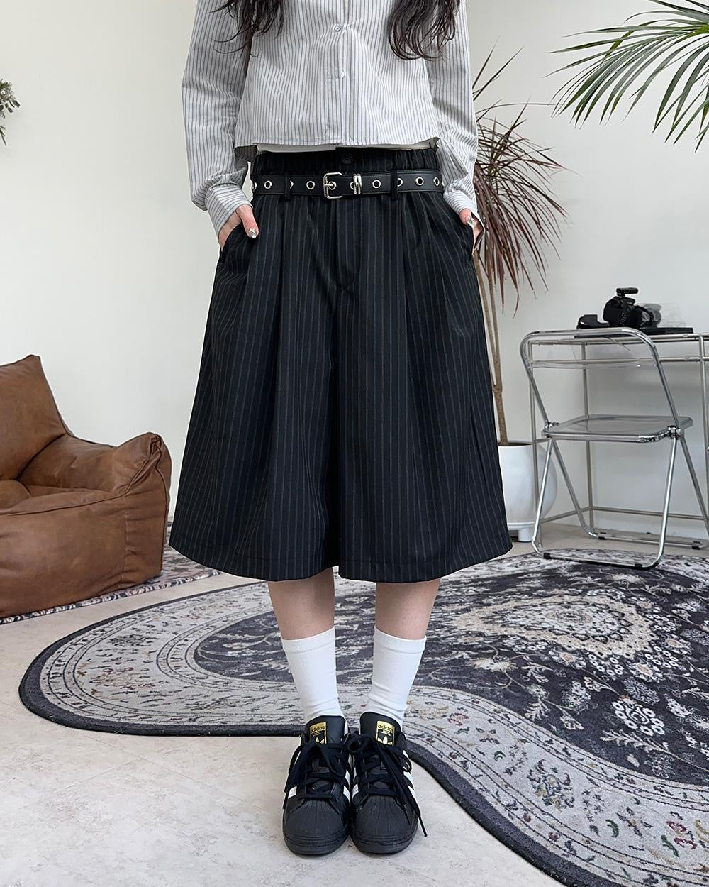MZ995 STRIPE BERMUDA SHORT