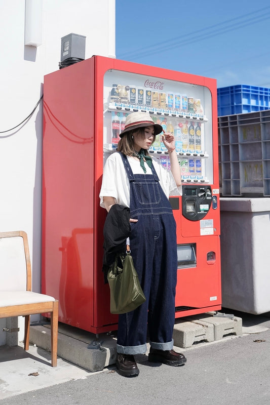 CA922 DENIM JUMPER PANTS