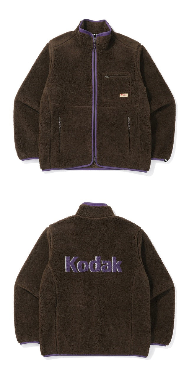 KODAK STAND NECK FLEECE JACKET