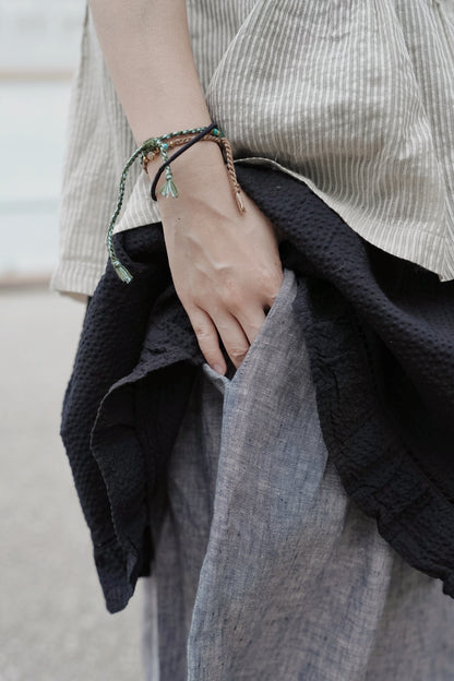 MZ997 LIGHT-WEIGHT LINEN CULOTTES