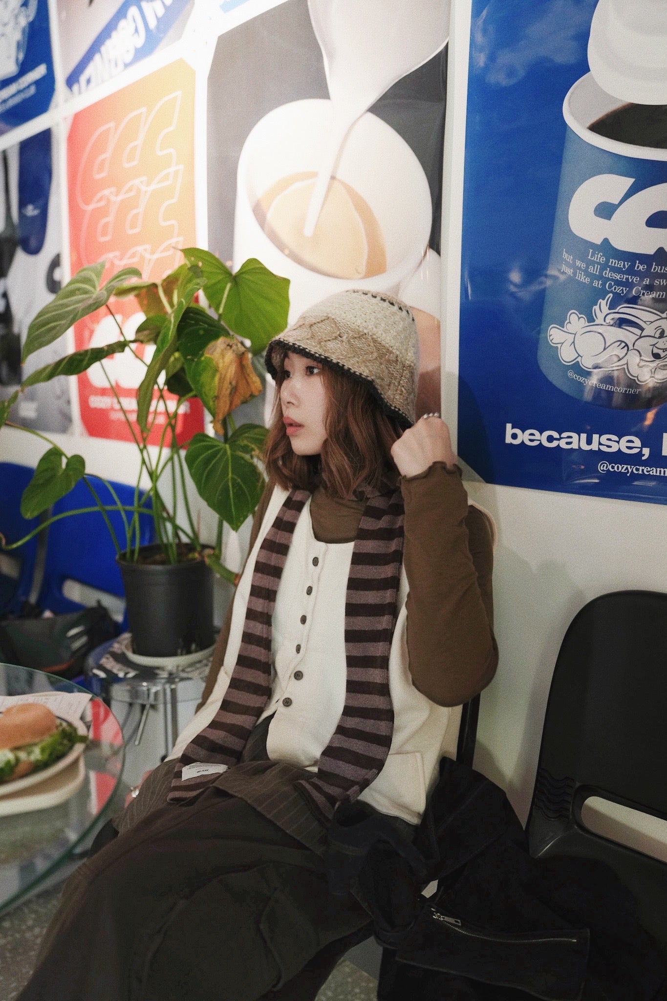MZ860 CROCHET WOOL HAT