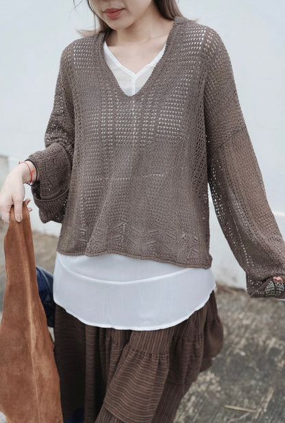 MZ982 SHEER CHIFFON LAYER DRESS