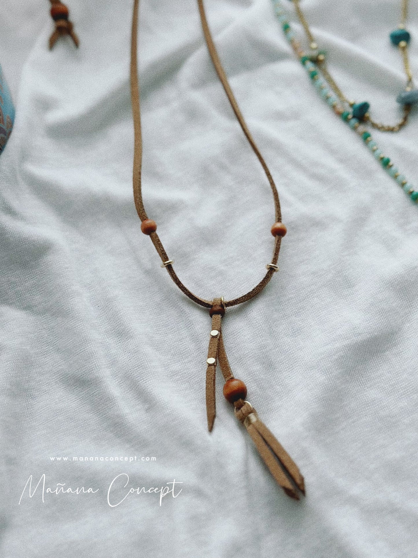 Leather Tassel Necklace