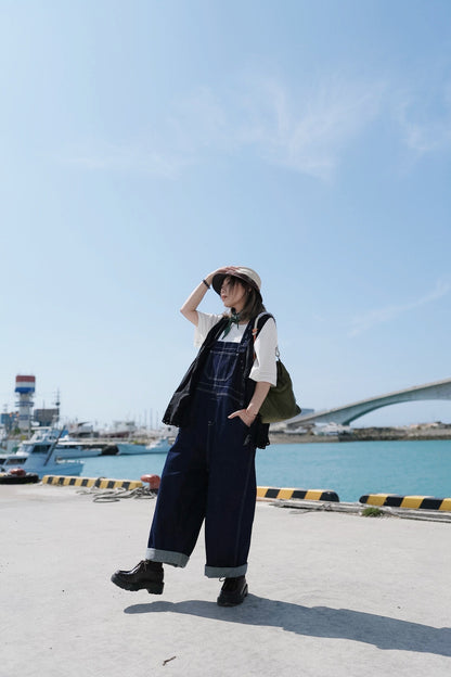 CA922 DENIM JUMPER PANTS