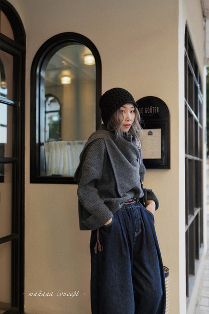 MZ600 1+1 SCARF TOP SET