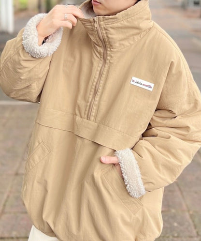 NA460 REVERSIBLE HALF ZIP BOA BLOUSON