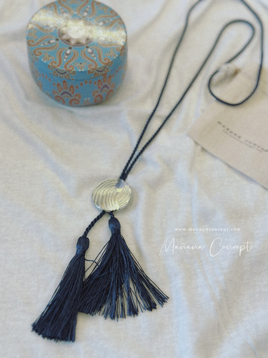Platinum Tie Necklace
