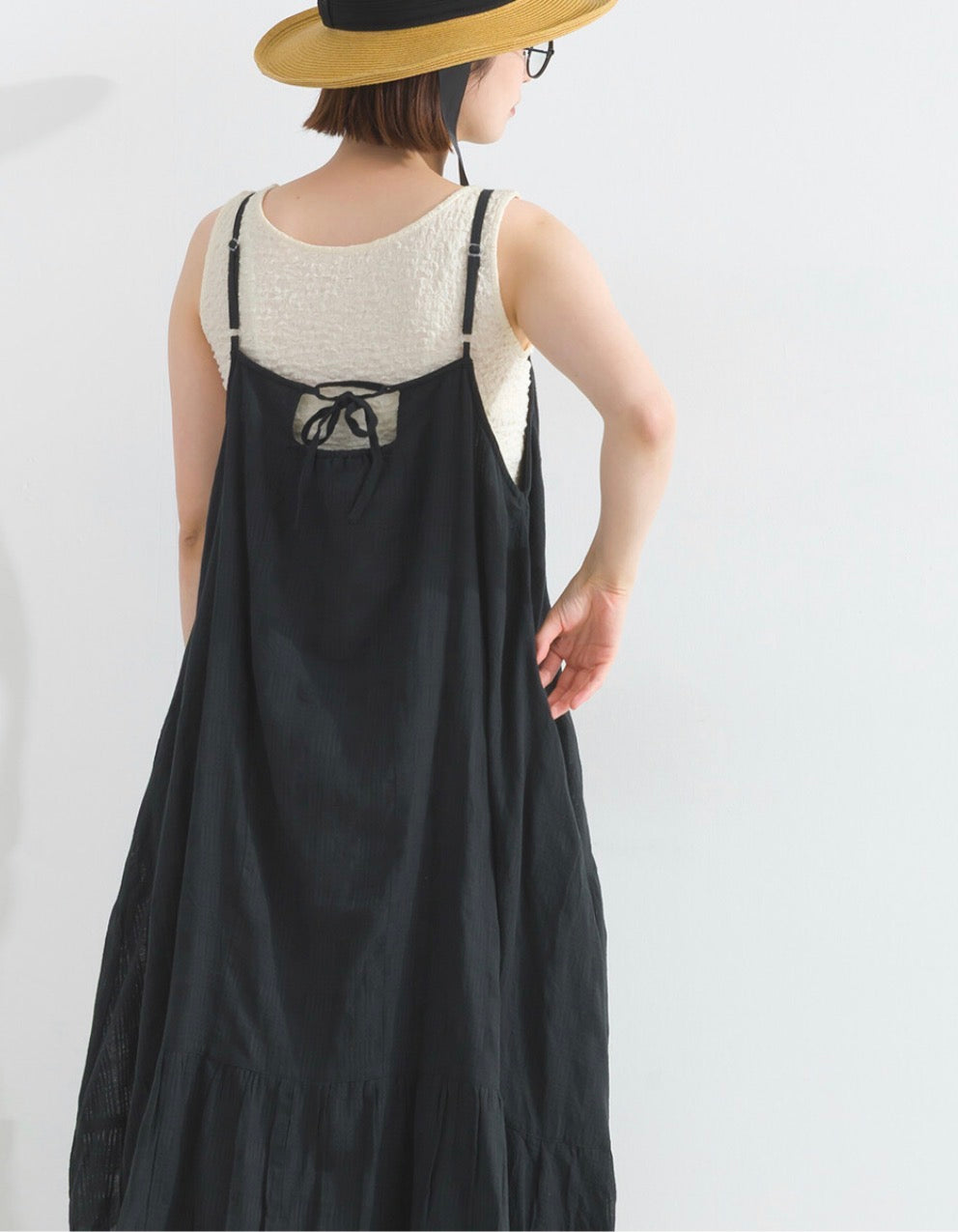 NA452 CHECKED ONE PIECE DRESS