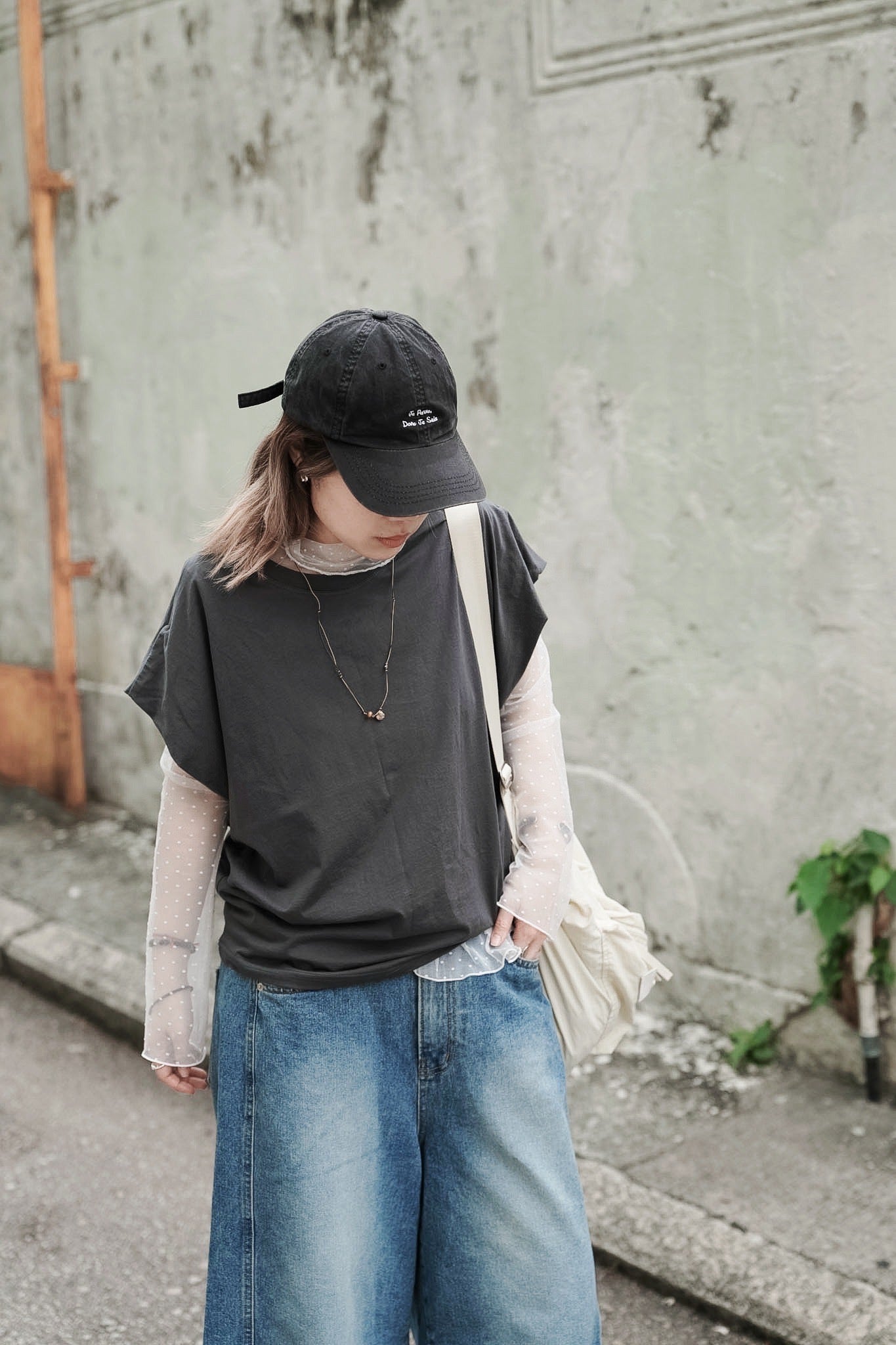 MZ985 TUCK SLEEVE T-SHIRT【2pcs -$20, 4pcs -$50】