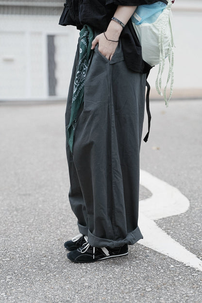 CB115 BUTTON-TABS VOLUME PANTS