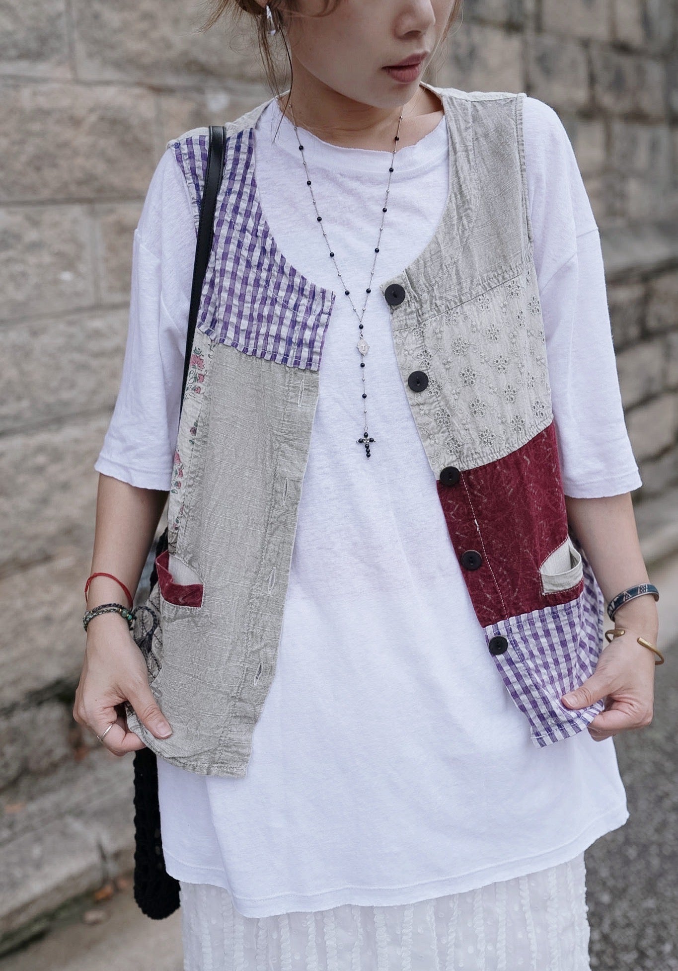 MB021 LINEN LONG TEE【 2件減-$20, 4件減-$50 】