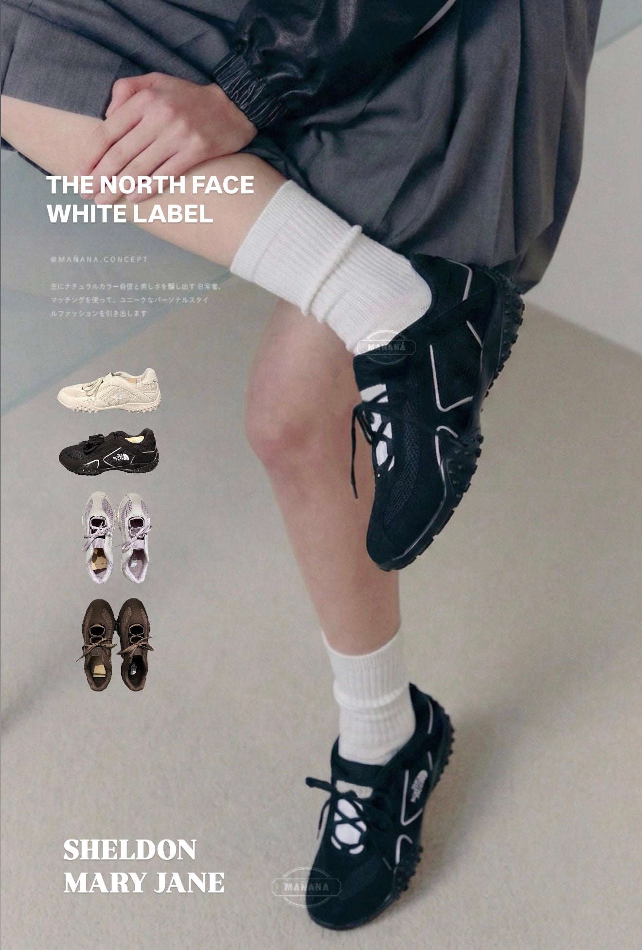 THE NORTH FACE WHITE LABEL - SHELDON MARY JANE