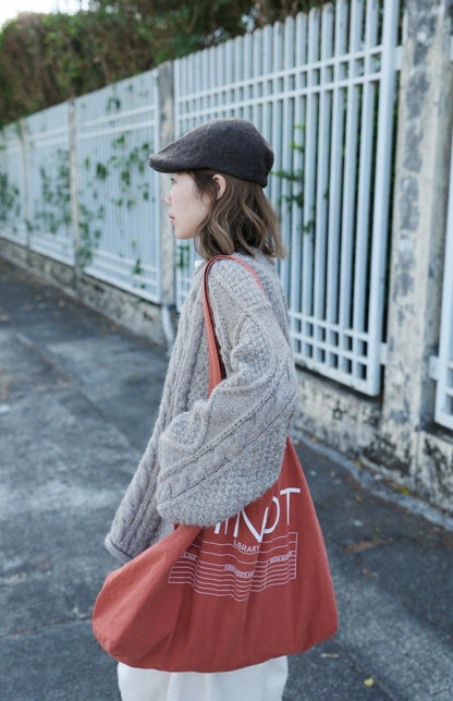 MZ915 CABLE KNIT WOOL TOP