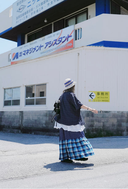 CB100 SEERSUCKER LAYER DRESS