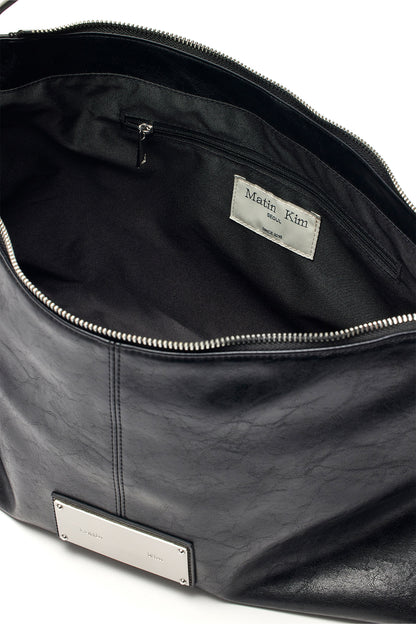 ❗️斷貨王❗️MATIN KIM SIDE ZIPPER SHOULDER BAG - BLACK/GREY/DK BROWN