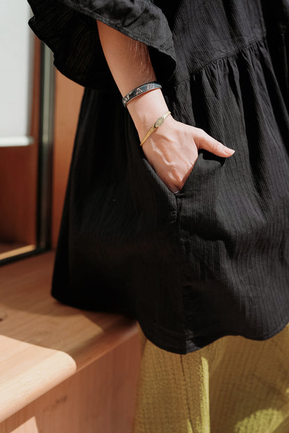 CB134 DOBBY STRIPE SHIRT BLOUSE