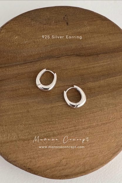 MB042 SILVER 925 EARRINGS〔 L'Heure Bleue 〕
