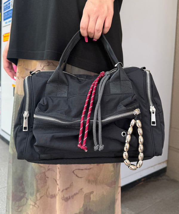 BEAMS x CTRL FREAK - MILITARY CHARM BOSTON BAG