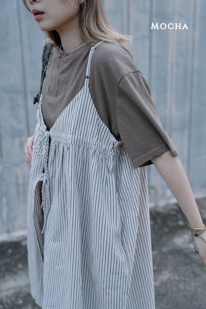 MB004 EARTH TONE LINEN T-SHIRT 【 2件減-$20, 4件減-$50 】