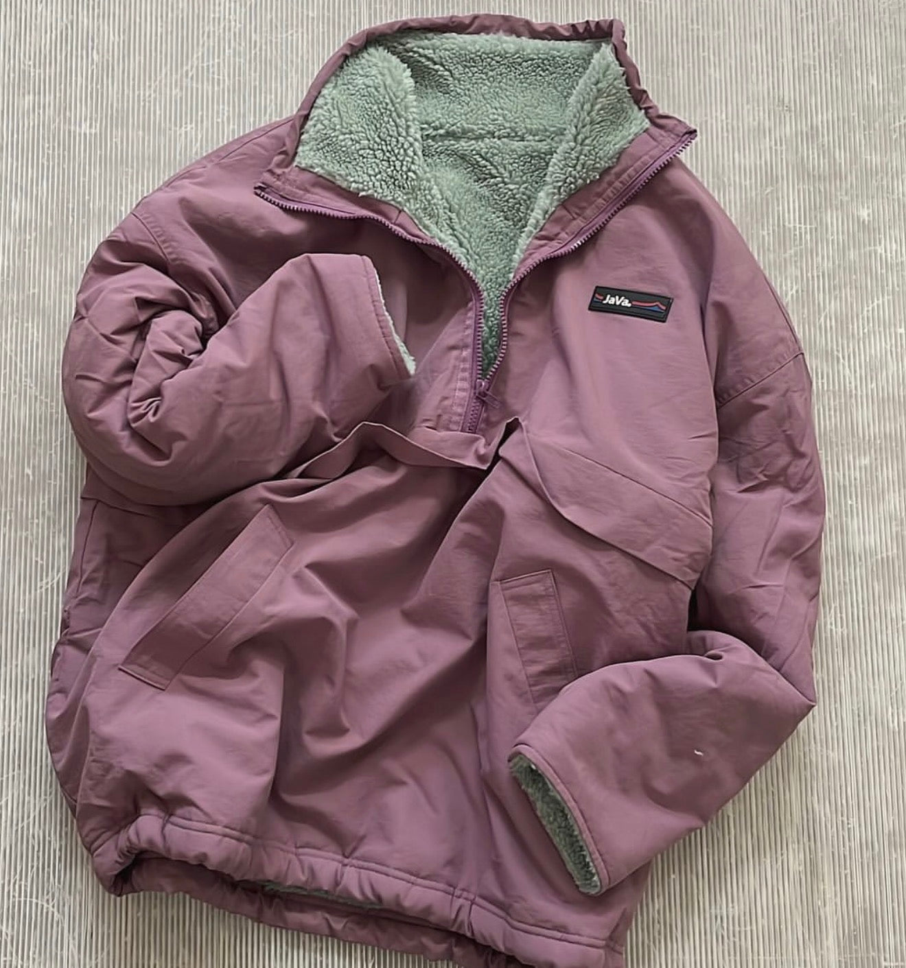 NA460 REVERSIBLE HALF ZIP BOA BLOUSON