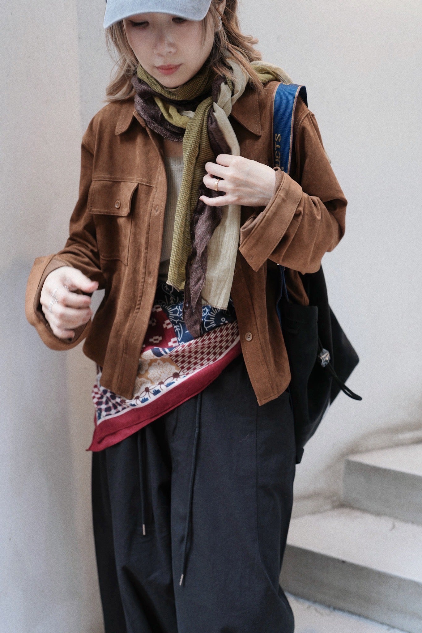 MZ958 HANDMADE PATCHWORK SCARF