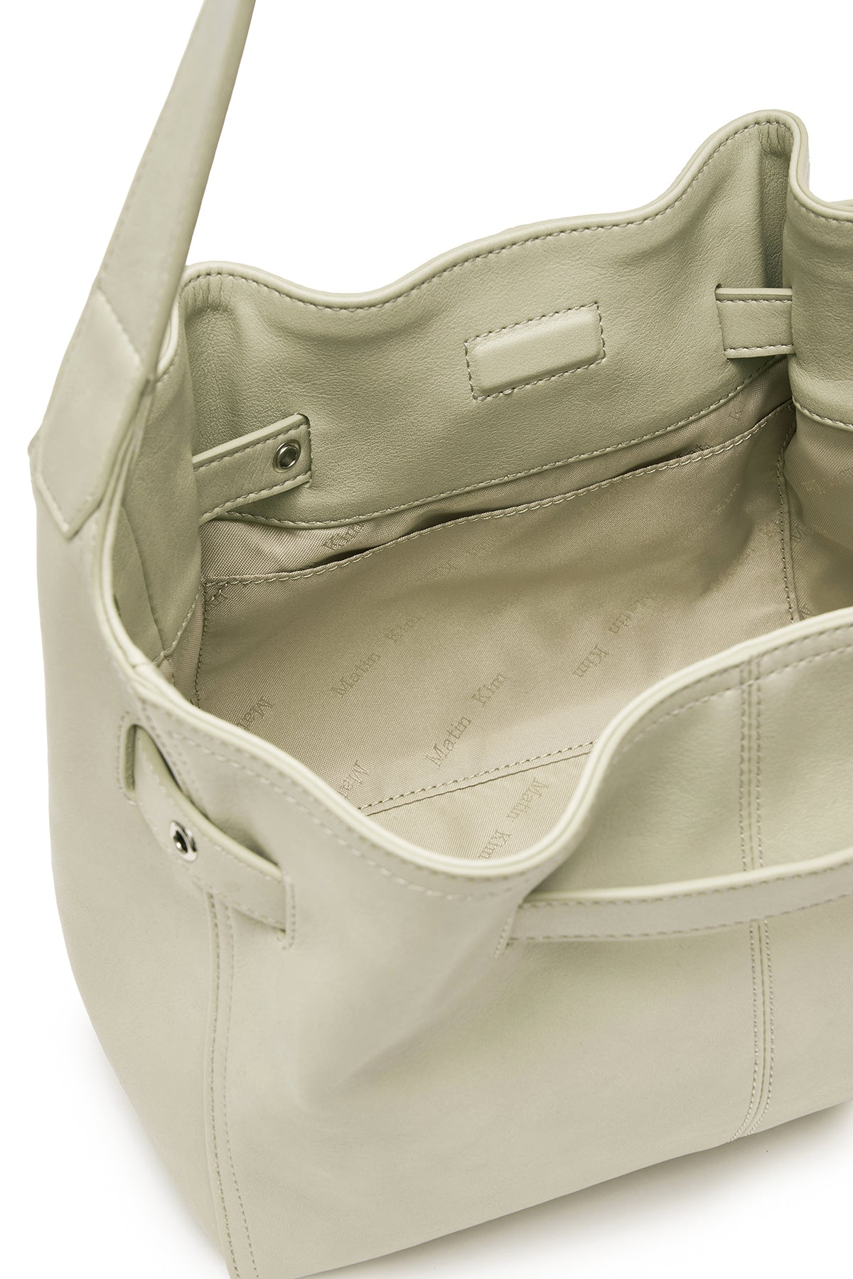 MATIN KIM BELTED VOLUNN BUCKET BAG