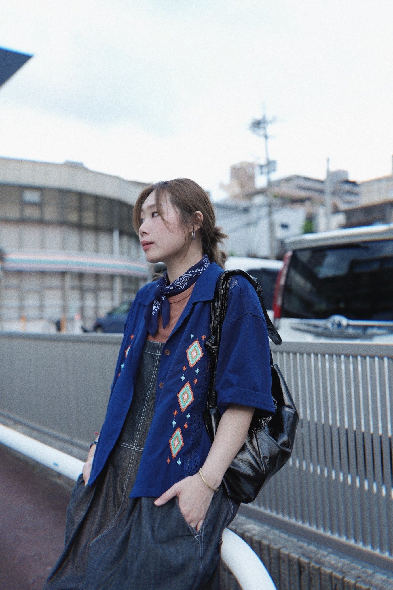 NICK＆NICOLE SQUARE SHOULDER BAG