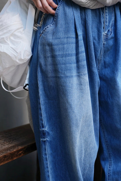 CA909 STONE WASHED DENIM JEANS