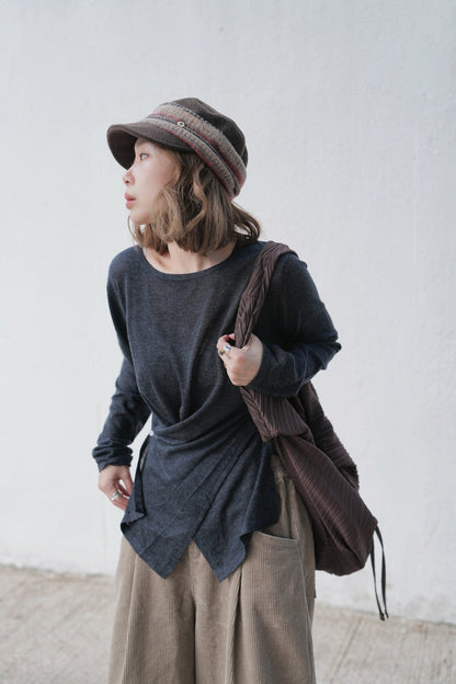 MZ907 NEWSBOY WOOL CAP