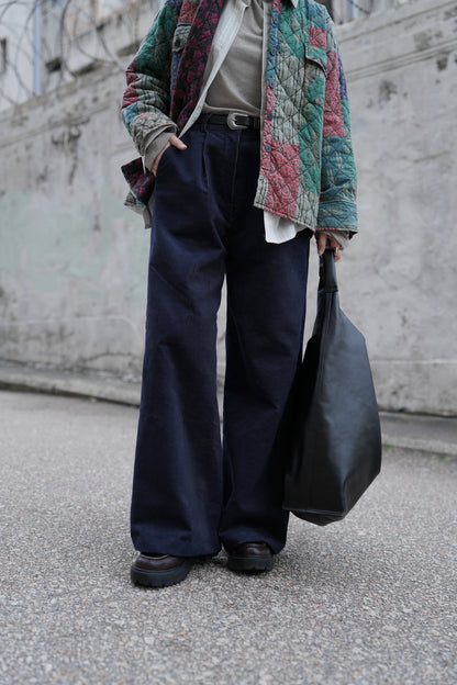 MZ861 ELASTIC WAIST CORDUROY PANTS