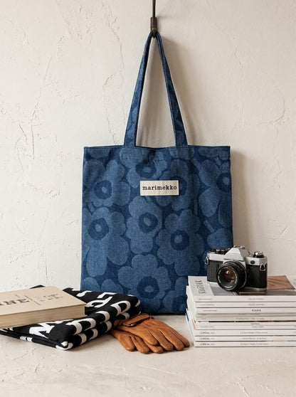 MARIMEKKO - KIOSKI VANKKA DENIM UNIKKO BAG 41X44CM