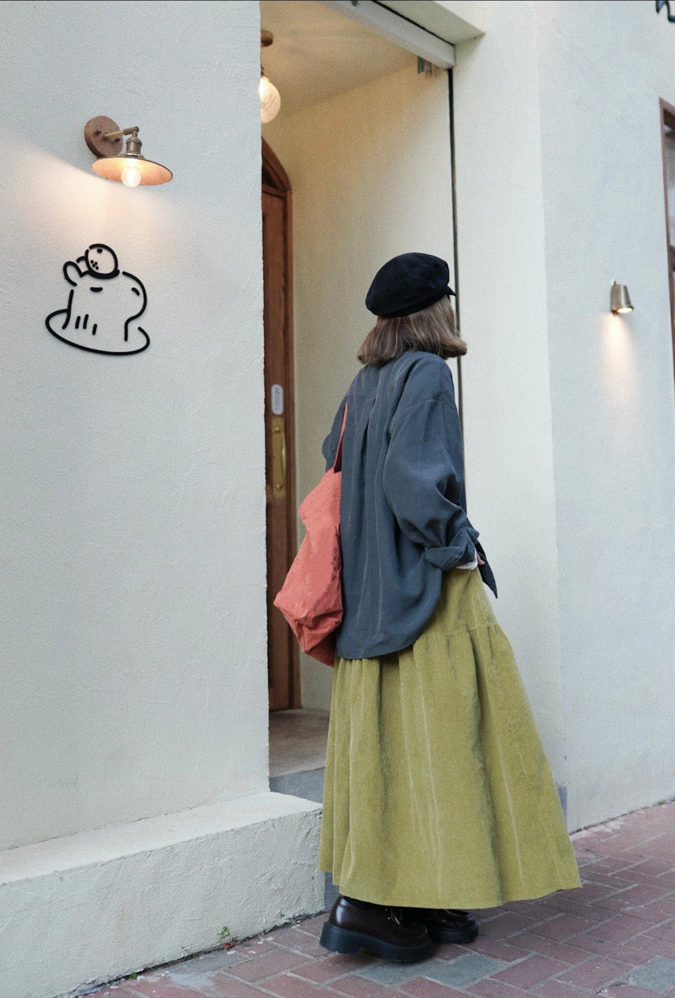 MZ857 OVERSIZED TENCEL SUEDE SHIRT