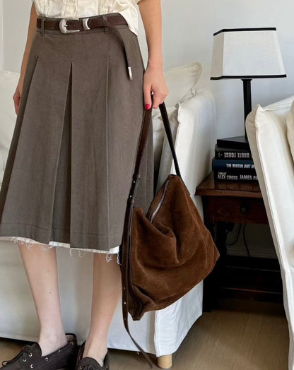 MZ764 ITALIAN LEATHER HANDMADE SHOULDER BAG