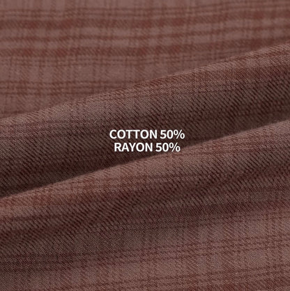 MZ991 RAYON PLAID SHIRT