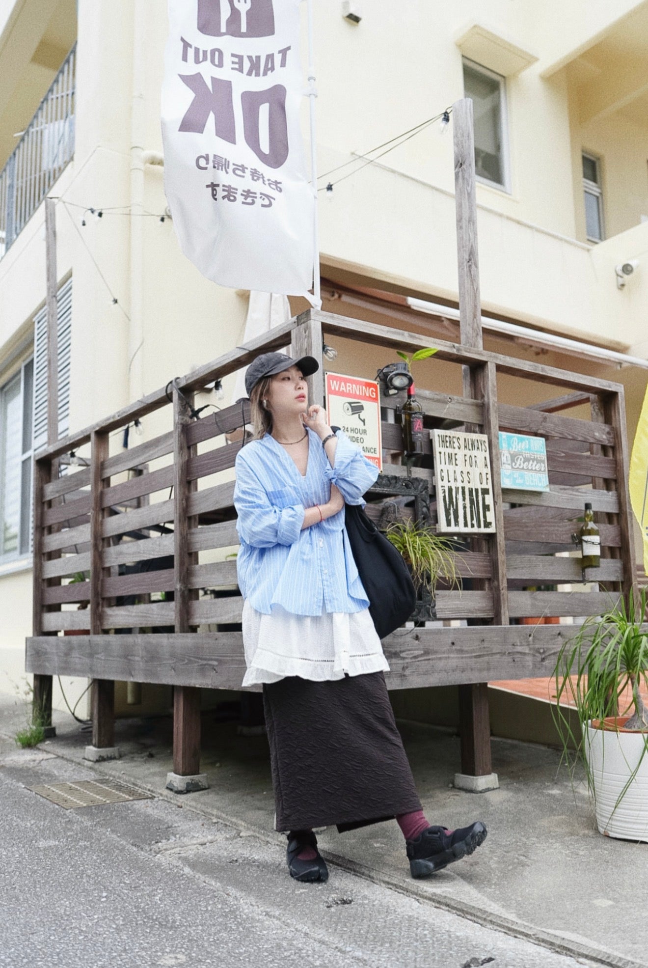 NA469 EASY CARE V NECK STRIPED SHIRT