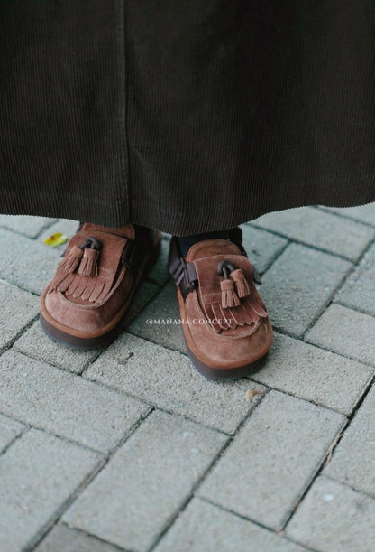 SHAKA - MOC MULE TASSEL SUEDE